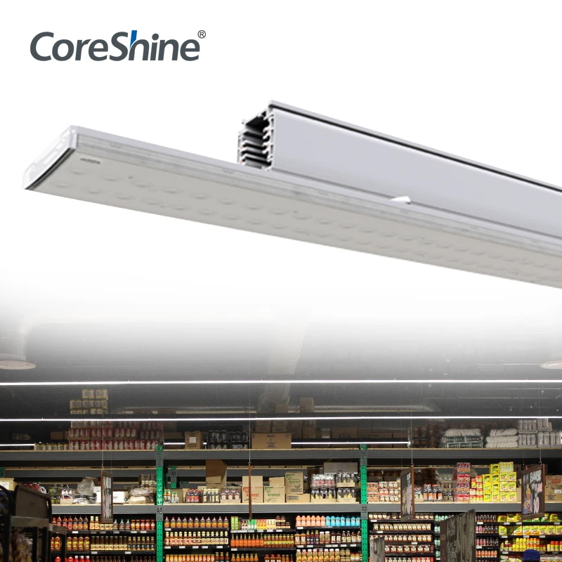 CORESHINE simple installation 600mm seamless flexible solution 50w pendant ceiling led light for retail store