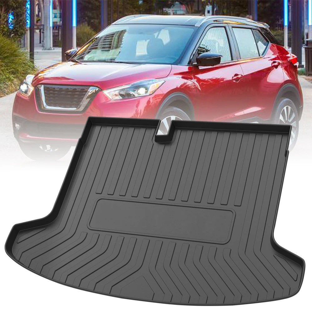 

Muchkey Custom Car Trunk Mat For Nissan Kicks 2017 2018 2019 2020 2021 Car Accessories Custom TPE Car Trunk Mat