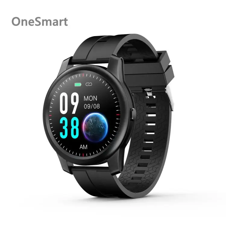 

valentine gifts ELEPHONE R8 Smartwatch 1.3 inch BT 5.0 IP67 Waterproof Heart Rate Sleep Monitor TPU Strap Smart Watch, Black blue