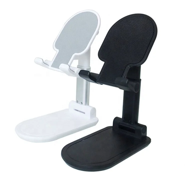 

Height/Angle Adjustable Smartphone Tablet Desktop Holder Mount, Foldable And Stand With Height, White, black