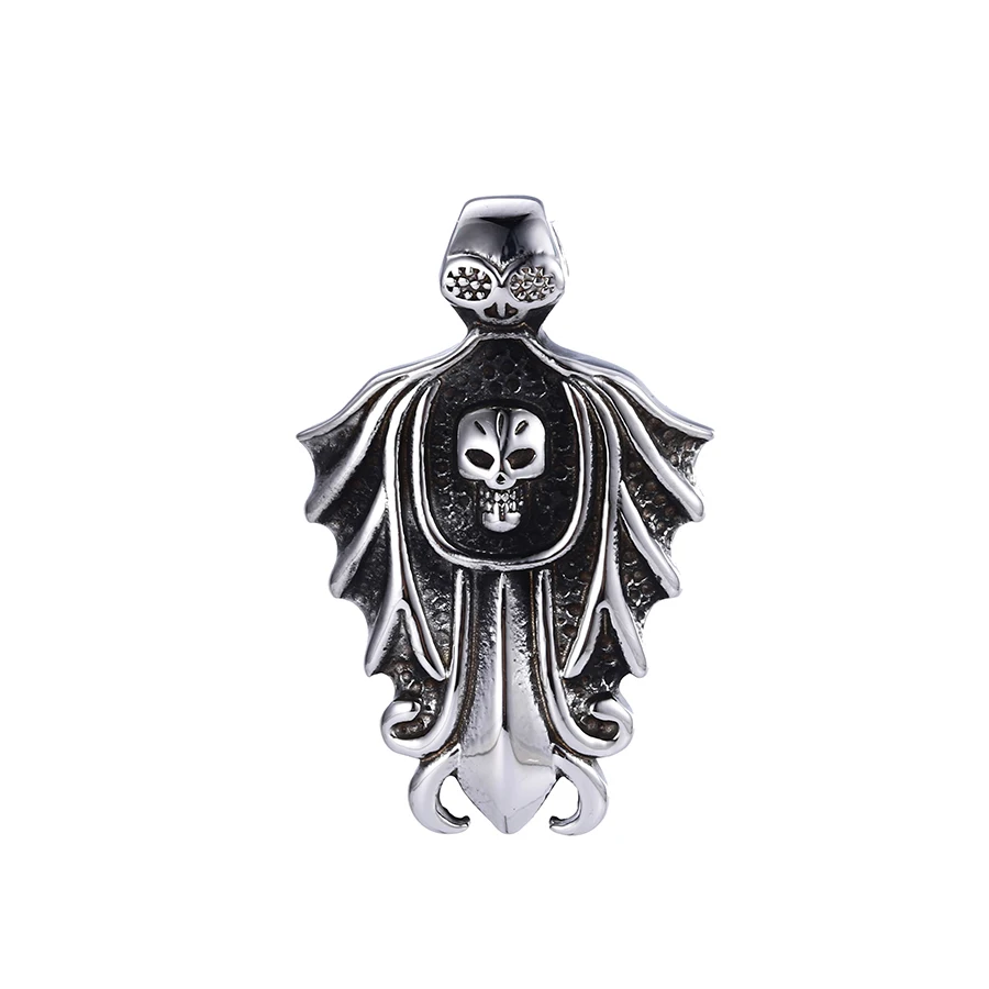 

33511 Xuping halloween jewelry men skull style skull black gun color pendant