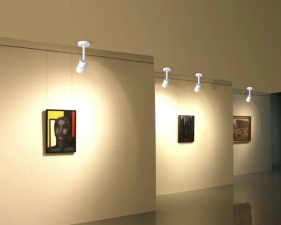 
5W surface mounted zoomable LED spotlight with CRI90 beam angle changeable ceiling spot light 