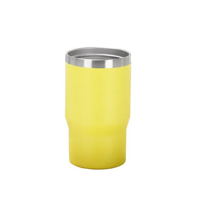

European and American new style 14oz car ice cup 304 stainless steel beer mug foreign trade spray auto mug cold storage tank, Customized color