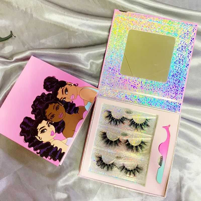 

25mm lashes lashes vendor wholesale lash book set