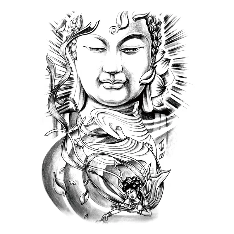 

TB-024 Flags Tattoo Sticker tatoo for hands White Henna Stickers