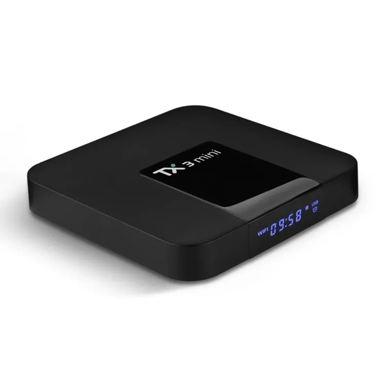 

Android 8.1 TV Box 2GB RAM/16GB ROM, H.265 Decoding 2.4G WiFi Smart TV Box TX3 Mini Original