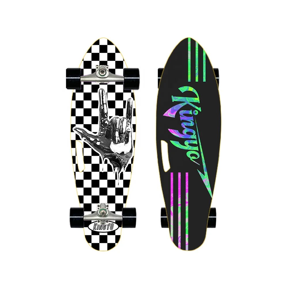 

Compact skateboard tool custom tool skateboard portable fish board cx4 bearing fish board