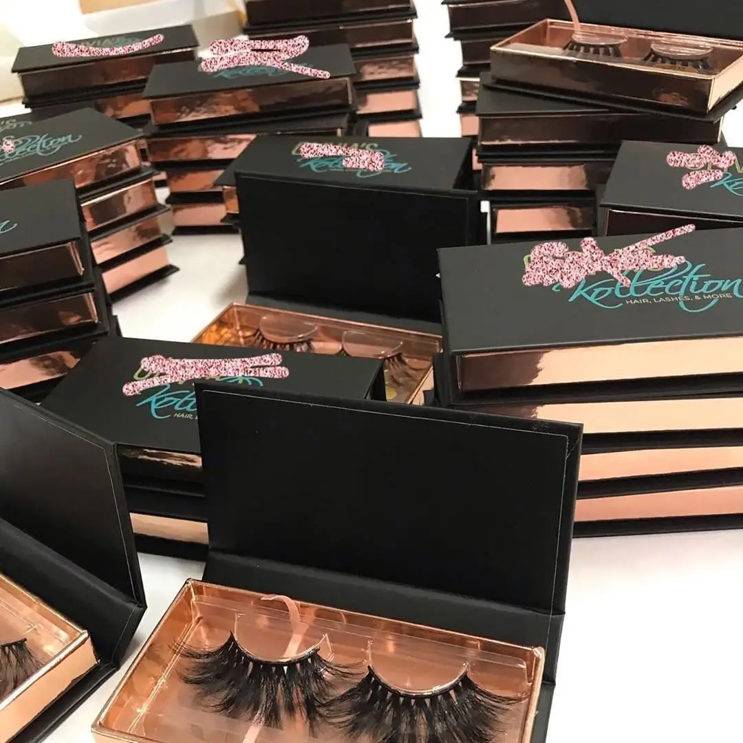 

wispy 3d faux mink lashes high quality silk eyelashes vendor with custom private label packaging box false eyelashes bulk