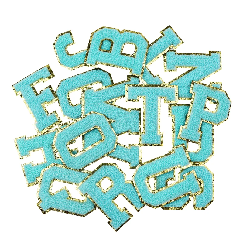 

Custom clothes fashion embroidery chenille designer patches for shirt jeans, Custom color