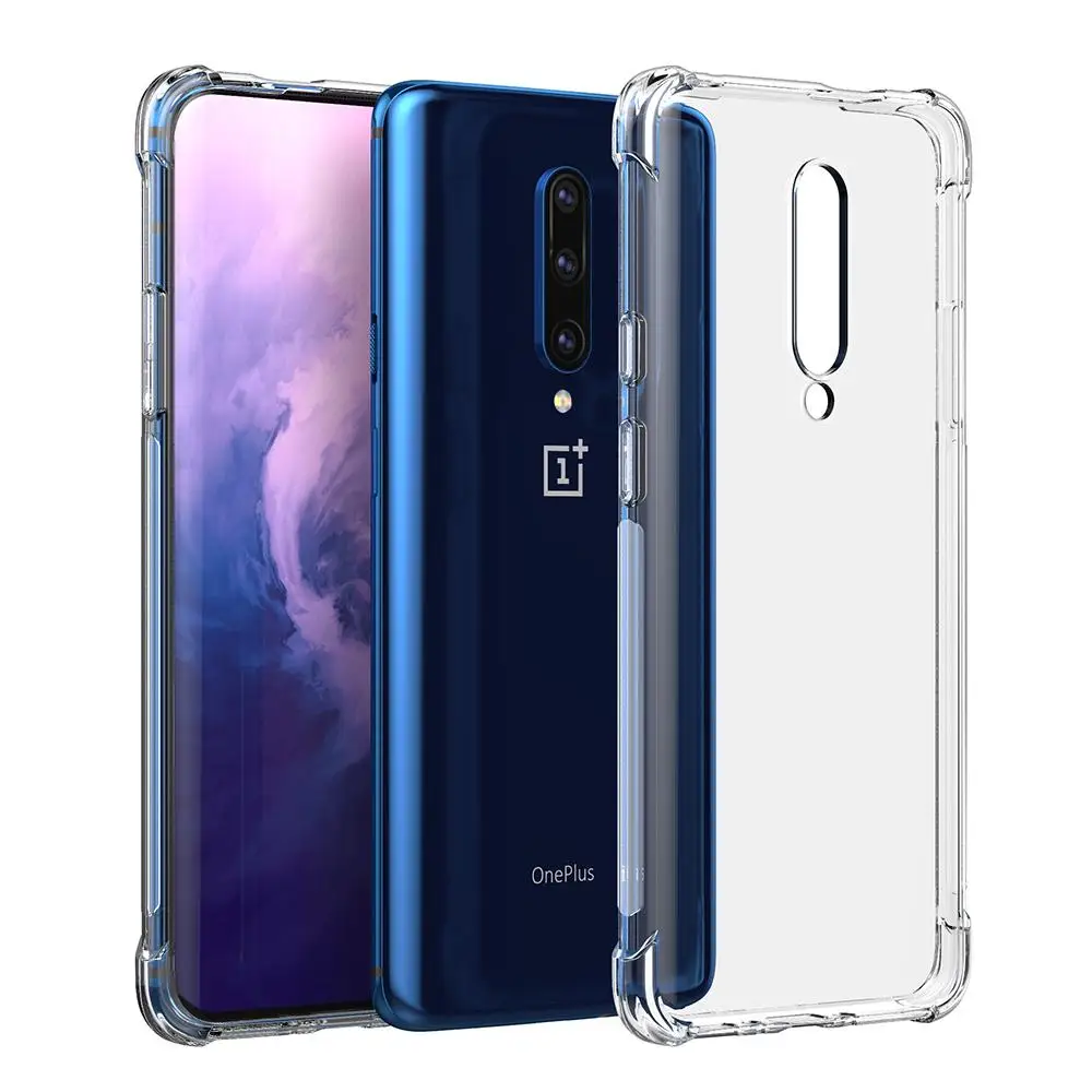 

Clear Soft TPU Transparent Shockproof Case For OnePlus 6T 7 7PRO 7T 7T PRO 8 8PRO