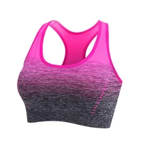 

Custom Sexy Sports Bra Yoga Top Elastic Removeable Padded Yoga Bra Tops Sportswear Gym Yoga Top