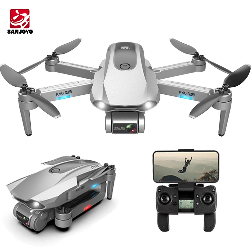 

2021 Newest GPS Foldable6K HD Camera 5G 30 Minutes Flight Time 1200 M Distance Control Drone K60 PRO