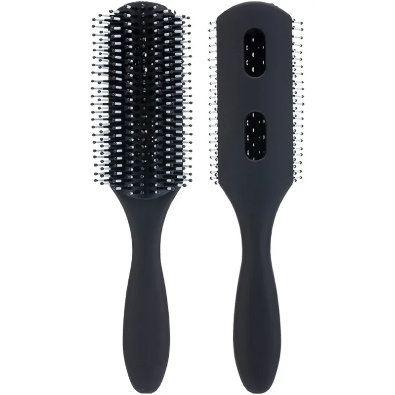 

Wholesale Cheap Heat Resistant highlight denman wide Teeth Plastic Hairdressing Tools 9 Rows Comb