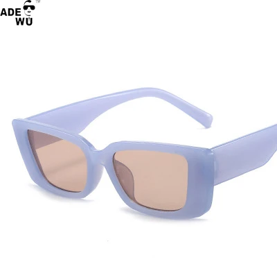 

ADE WU GD5187 Trendy Cheap Colored Cat Eye Sunglasses Women Thick Temple Custom Logo Shades Sun Glasses, Picture shown