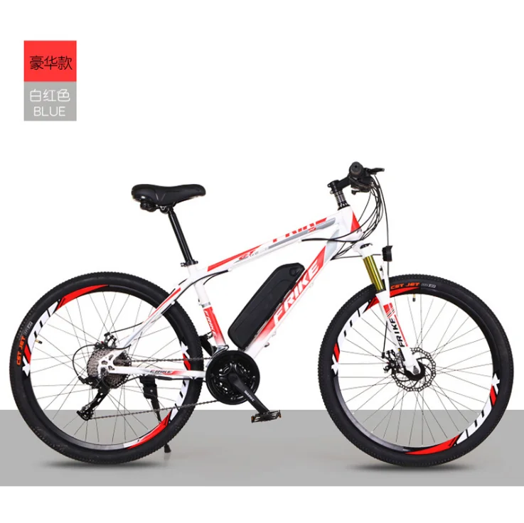 

EVIC 26 Inch 350w Powerful FRIKE Electric Bike 36V 10A Lithium Battery Hydraulic Disc Brake Mountain Electric Bicycle