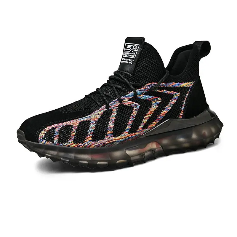 

Custom Made Men Mesh Breathable Lace-up Memory Foam Cushion Insole Casual Running Shoes Sneakers