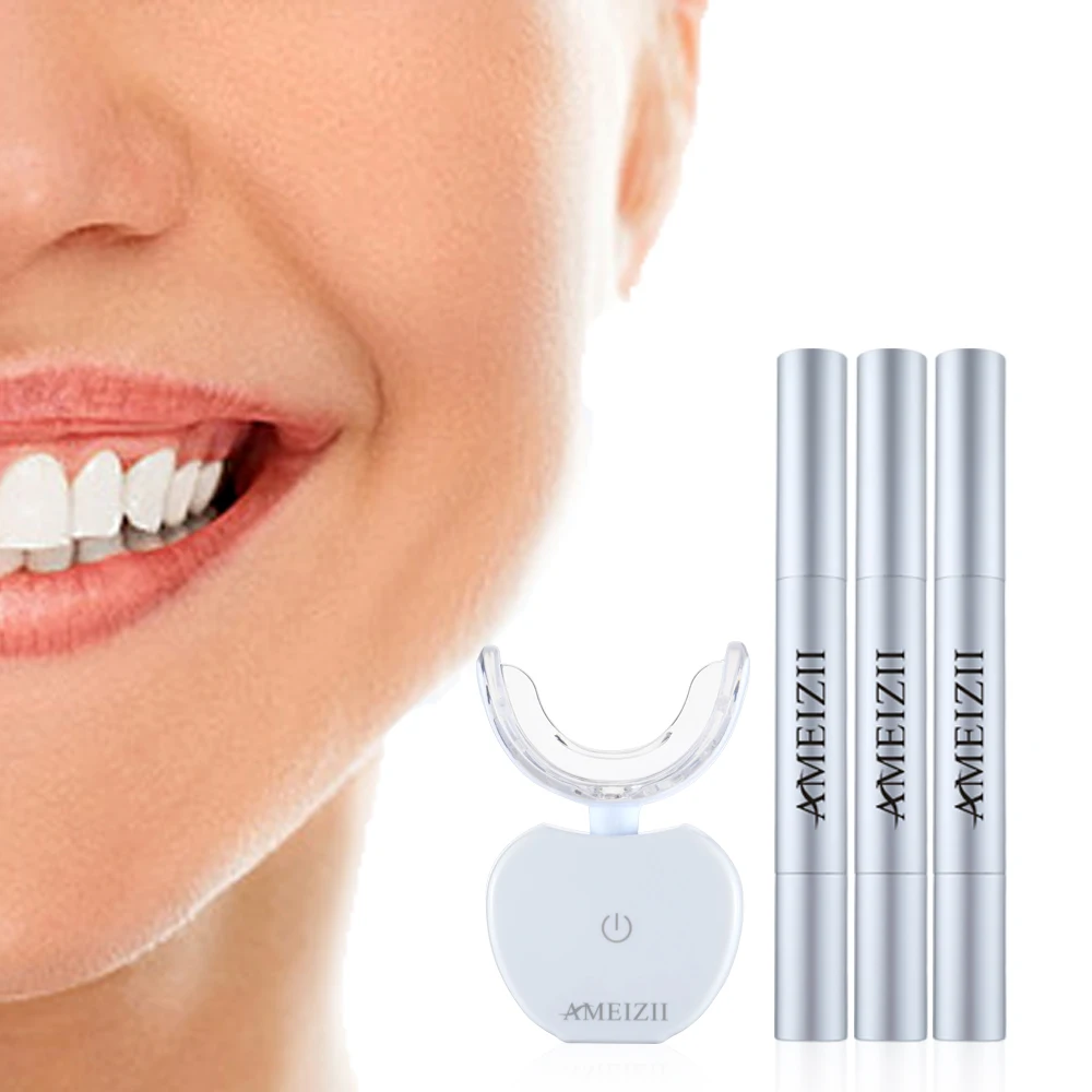 

Wholesale Home Wireless Magnetic Charging Teeth Whitening Lamp Equipments Tooth Bleaching Gel Pen Kits Blanqueador Dental Whiten