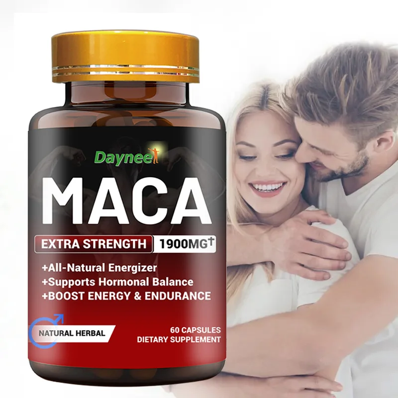 

Private label black maca root male body men enhancement pills vitamin herbal nutrition supplement maca capsules