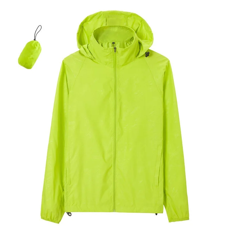 

Men's Light Running Hiking Rain Jacket Waterproof with Hood Windbreaker Pullover Coats Hoodie Packable 15 Color Options, 15 colors
