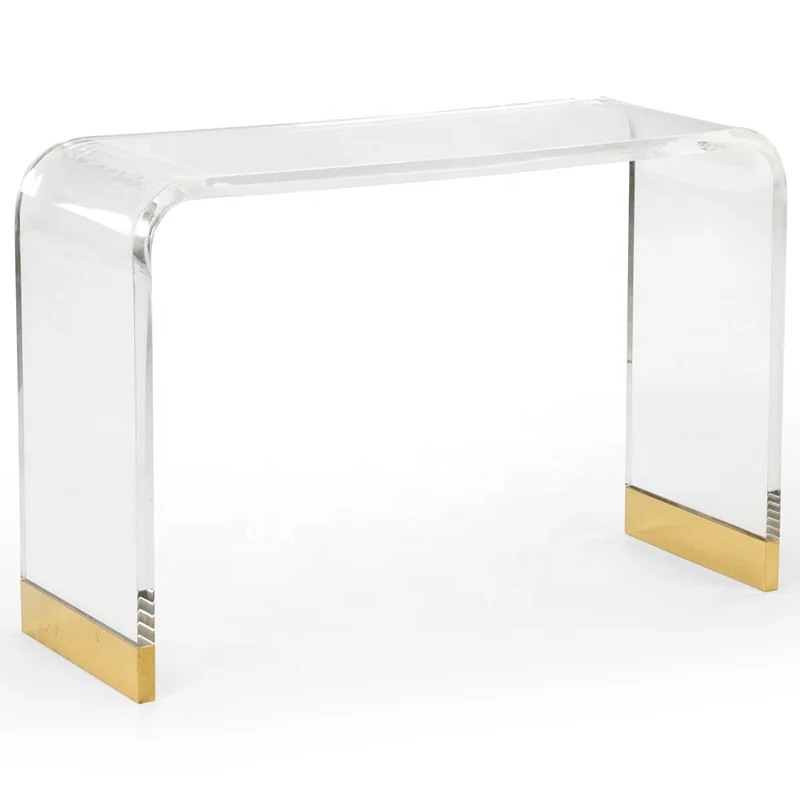 
Modern Style Transparent Acrylic Console Table For Home Decoration 