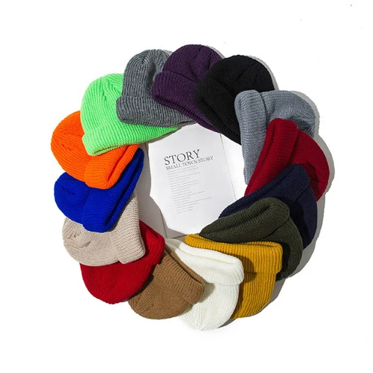 
Autumn/Winter Retro Dome Warming hats Short style Woollen yarn Knitted hat Beanie Men/Women Fashion Cold proof knit skull Cap  (62262636187)