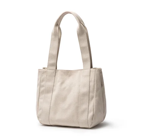 

Canvas Big Bag Women New Fashion Women Bag Simple Commute Portable Large Capacity Tote Bag
