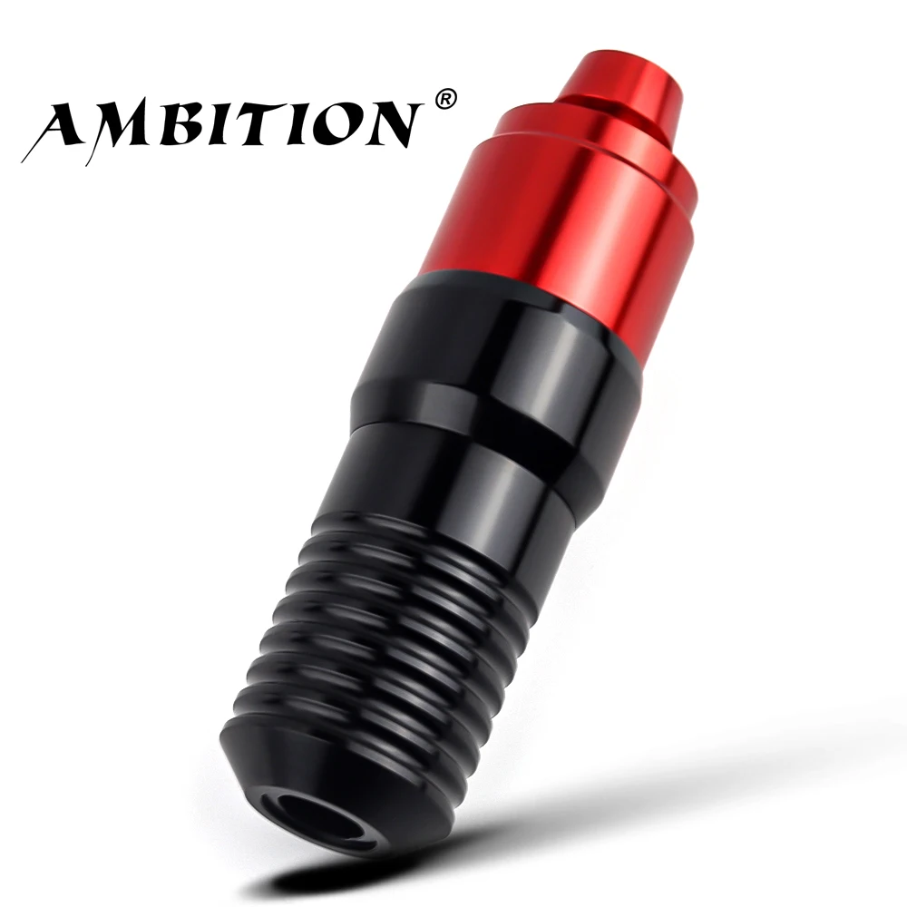 

AMBITION Rotary Tattoo Pen Machine Strong Quiet Japan Motor Tattoo Gun For Body Art, Black, gold, red