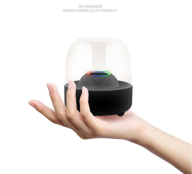 

Transparent Glass MINI Wireless Speaker with 3D Surround Sound Function