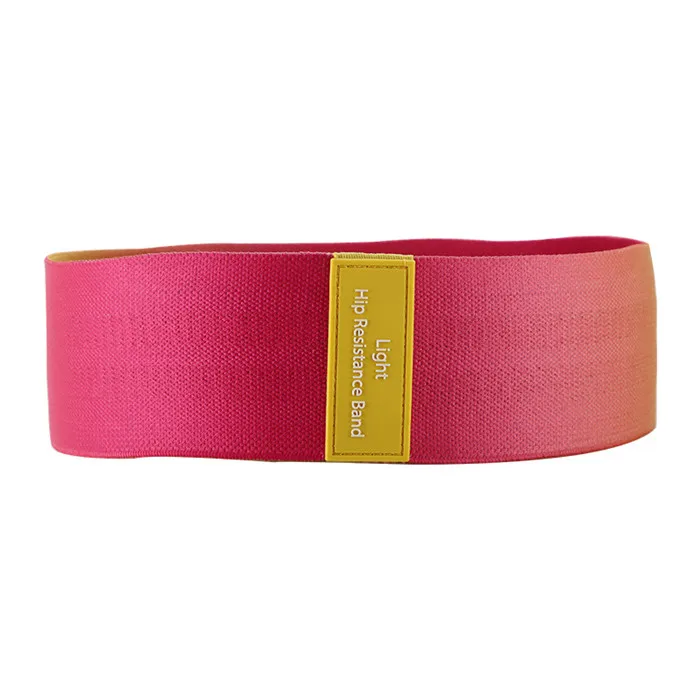 

Colorful elastic fabric resistance band home gym exercise stretch hip leg equipment custom logo resistance band, Red,green,purple