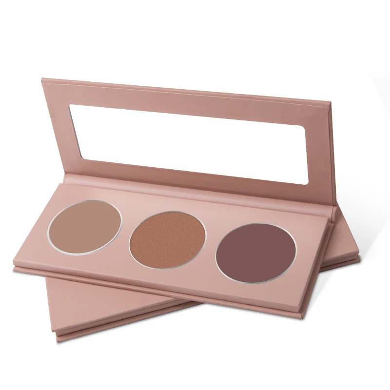 

Private Label Face Makeup Powder Palette Long-lasting Make Up 3 Colors Bronzer Contour Palette