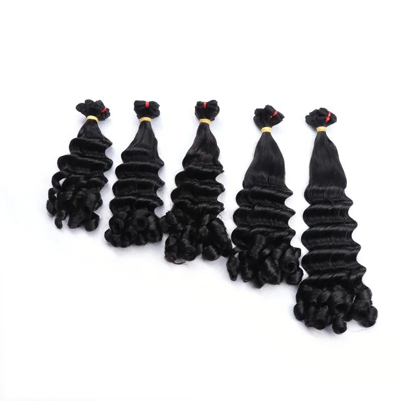 Wholesale Funmi Hair Double Drawn Virgin Cuticle Aligned 10A Grade Ocean Wave Hair Virgin Brazilian Human Hair Extension