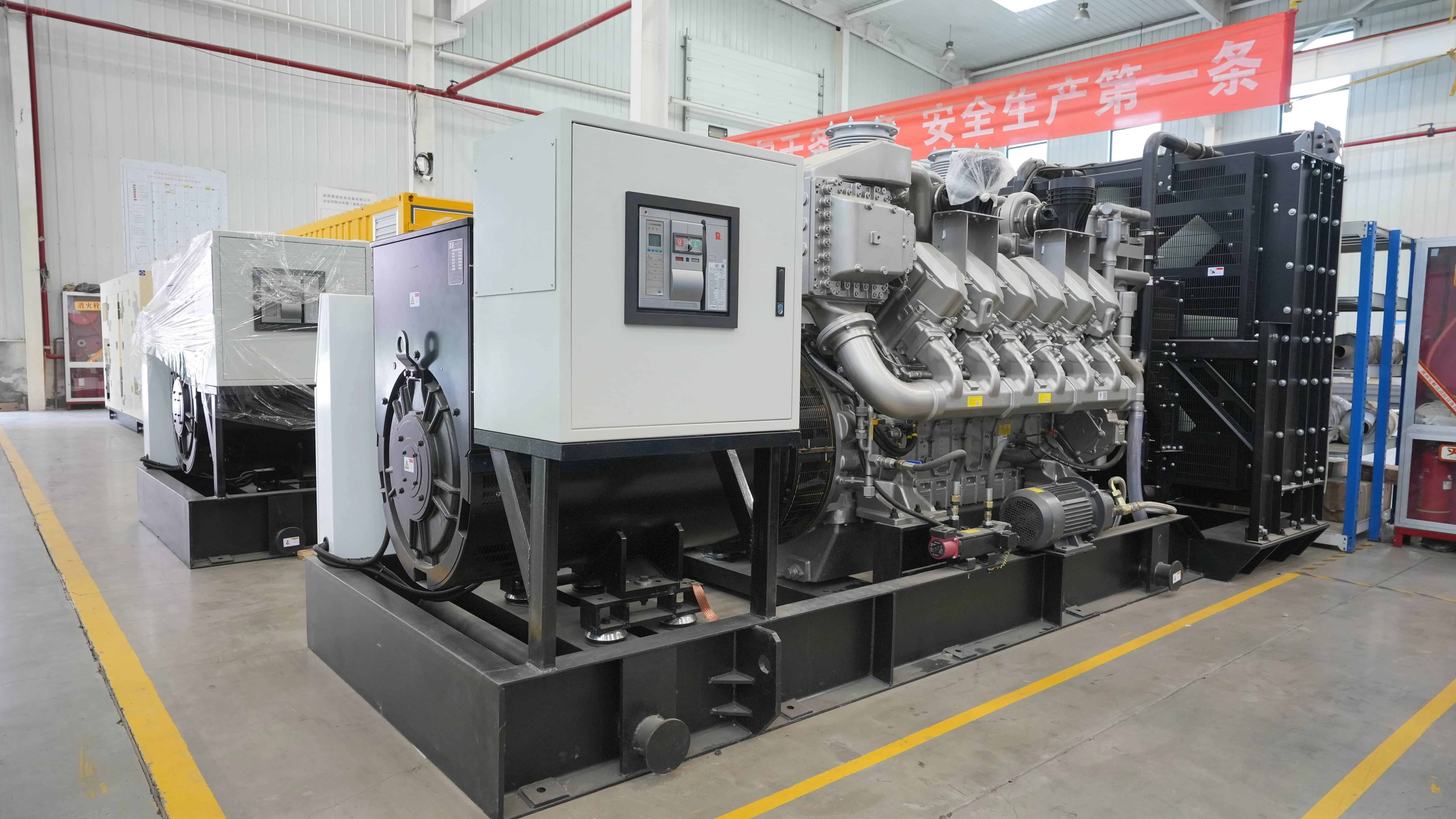 Open diesel genset 