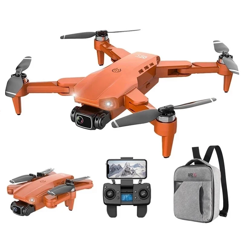 

new L900 pro 4K HD dual camera with GPS 5G WIFI FPV real-time transmission brushless motor rc distance 1.2km professional drone, Black/gray/orange