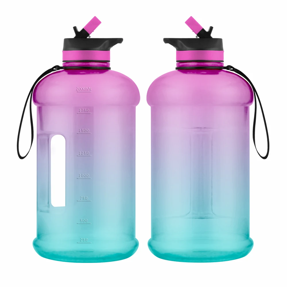 

2.2L/3.7L Plastic Sports Water Bottle BPA free 2019