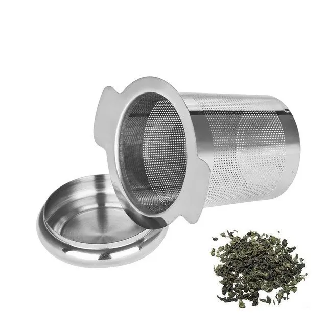 

Double Handle Fine Mesh Loose Leaf Tea Strainer/Filter/Infuser stainless Steel, Silver or customized