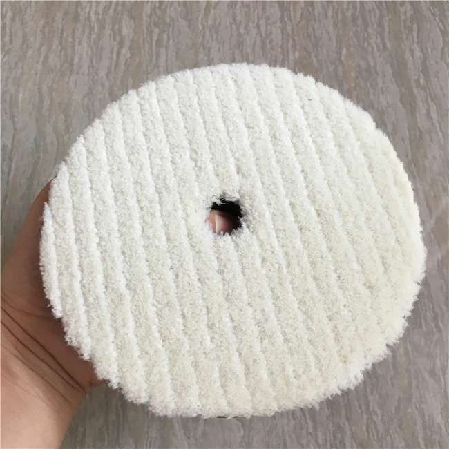 

Factory wholesale 5 inch polishing pads wool polishing pad