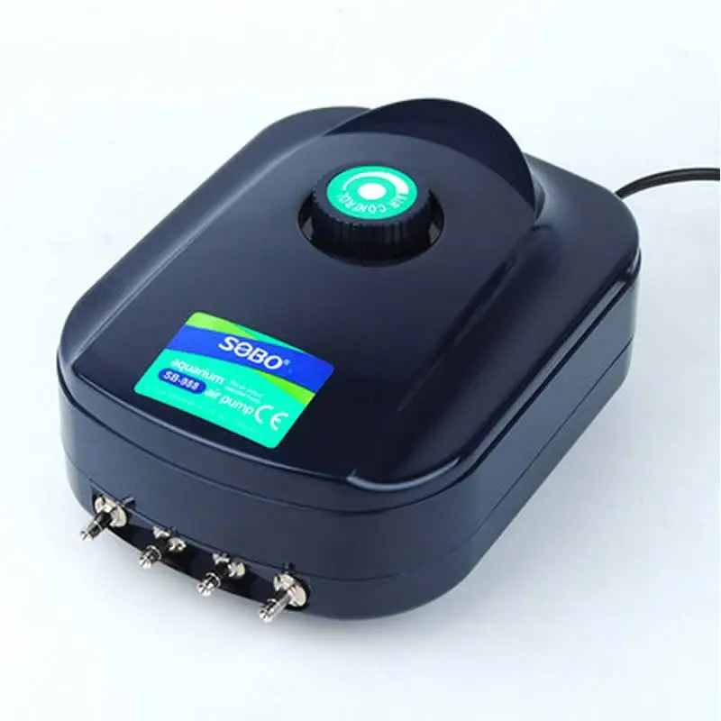 

Sobo DB-988 New Silent Single Double Home Fish Tank Aquarium Air Pump 4 through