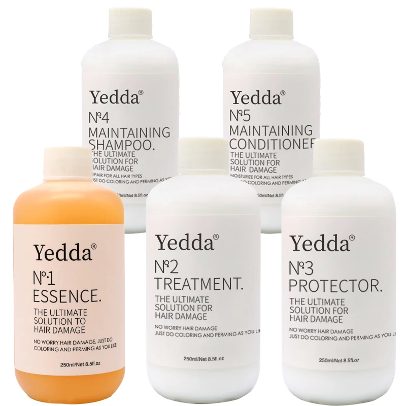 

Yeddaplex Hair Treatment Set hair perfect 250ml*5 repairing treatment set fast-repair damaged hair care products