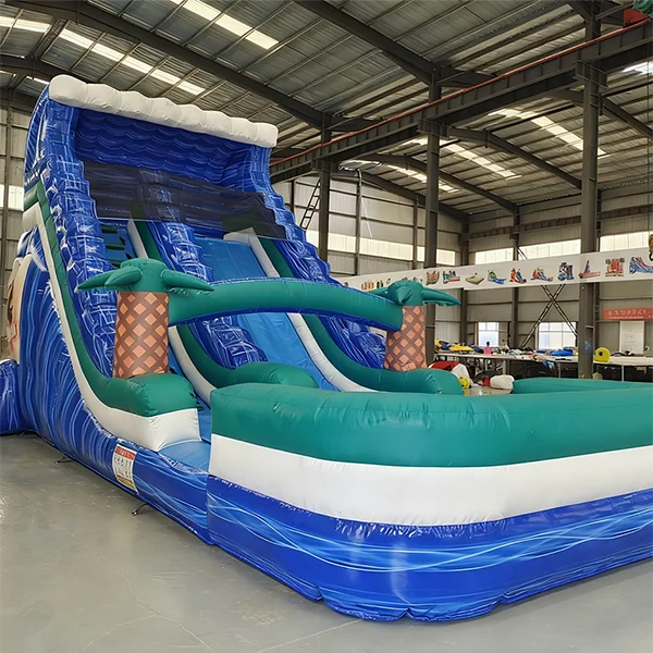 Inflatable slide