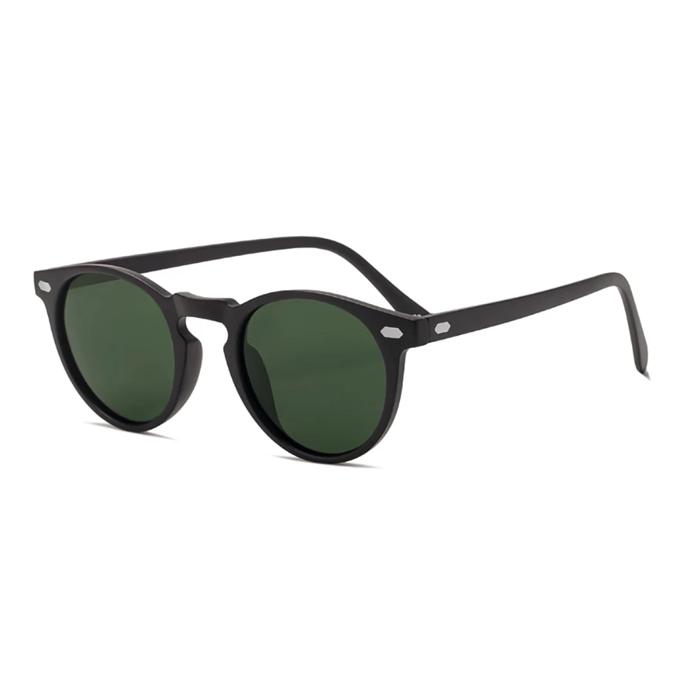 

New Polarized Round Sunglasses for Men Women Fashion TR90 Frame TAC Lens Sun Glasses Vintage Driving Shades Oculos De Sol UV400