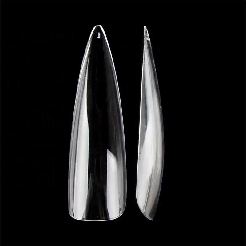 

XXL extra long full cover stiletto soft gel nails tips