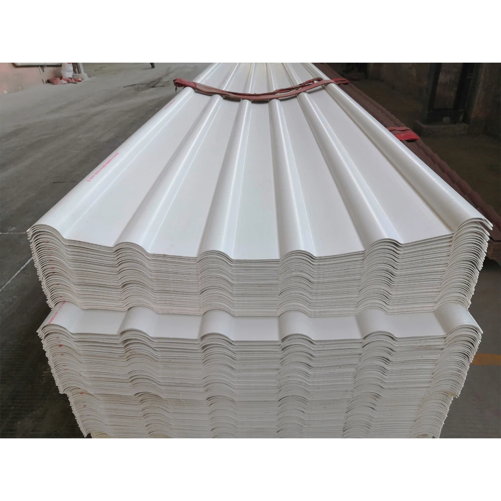 pvc 塑料大波西班牙复合金属屋顶瓦防火屋顶板寿命长