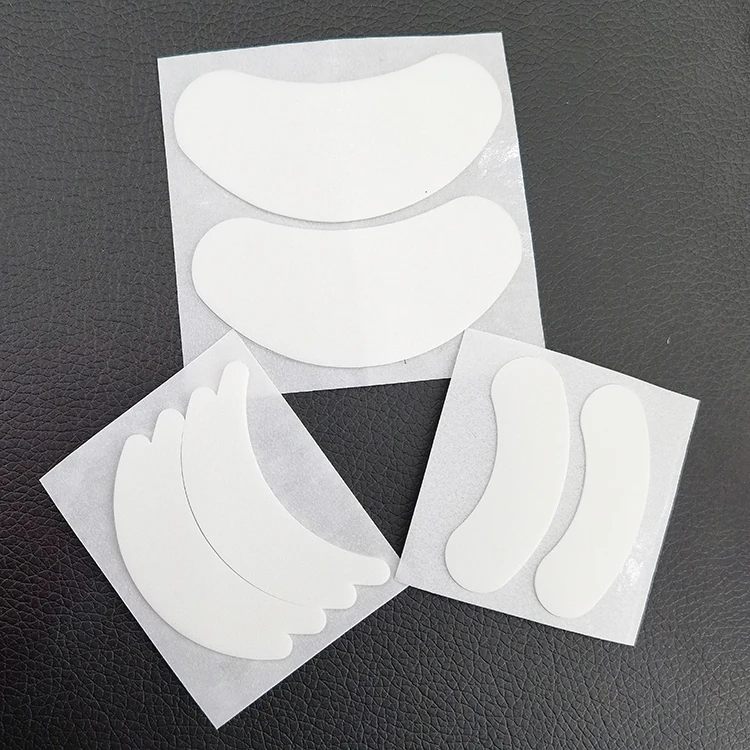 

Shape Eyepads Patch Eyelash Extension Tape Tools Foam Eyelash Silicone Gel Eye Pad  Box, White