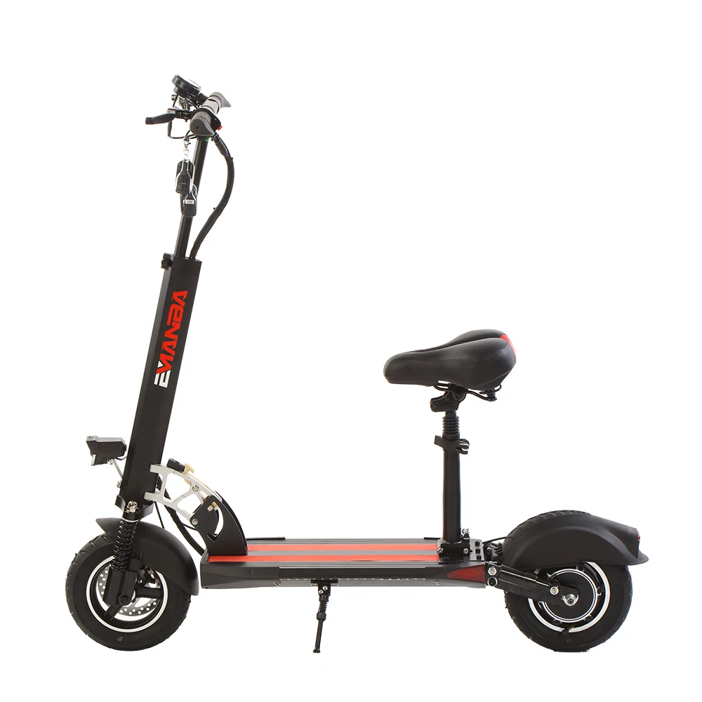 

[UK Warehouse] 48V 10 inch Air tires Electric Scooter 500 Watts Rear Motor Adult Folding Electric Scooter