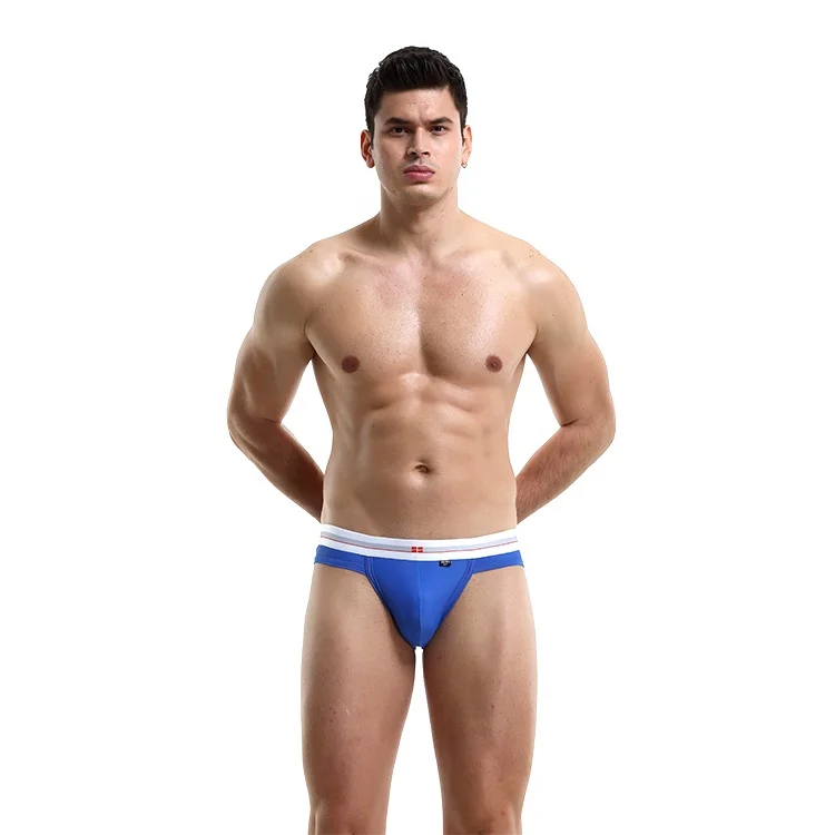 

China Supplier Breathable Mens Underwear Briefs Panties Mid waist Sexy Underwear Large Size Cotton