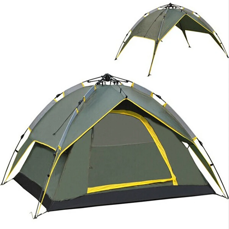 

3-4 Person Double Layers Pop up Waterproof Outdoor Sunshade Camping Tent