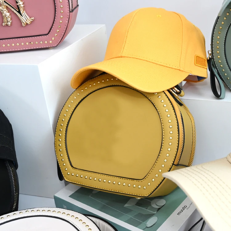 

Fashion Luxury New Purses and Handbags Round Bag Designers Handbags Shoulder Bag And Hat Set, Customizable