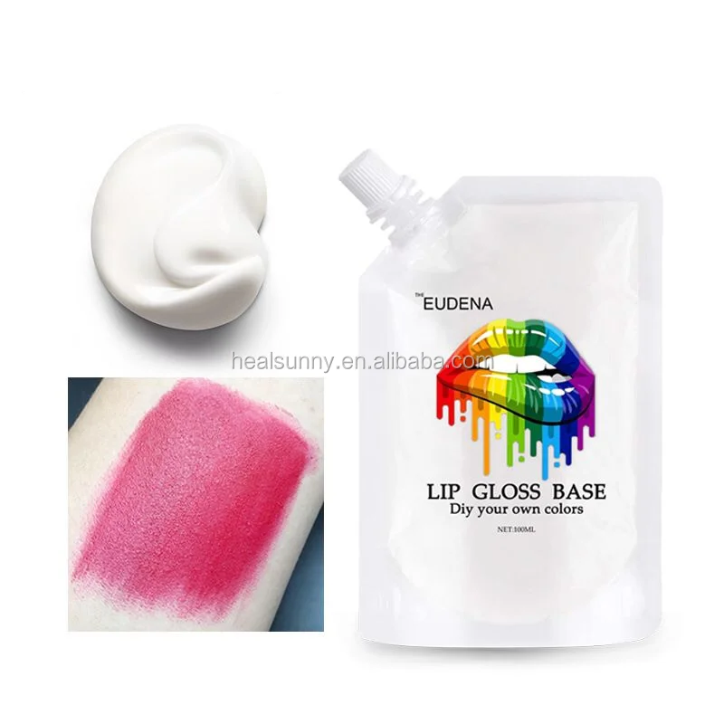 

Customized Logo Lip Gloss Private Label Lipgloss Base Makeup, White