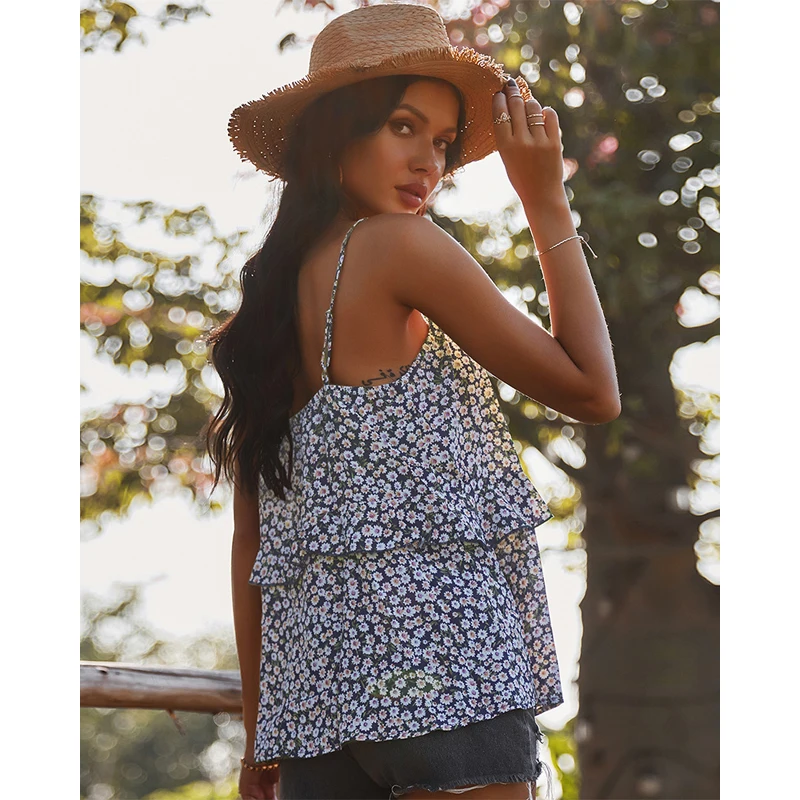 

High quality summer sweet ruffle dress dress lady lady elegant and sexy