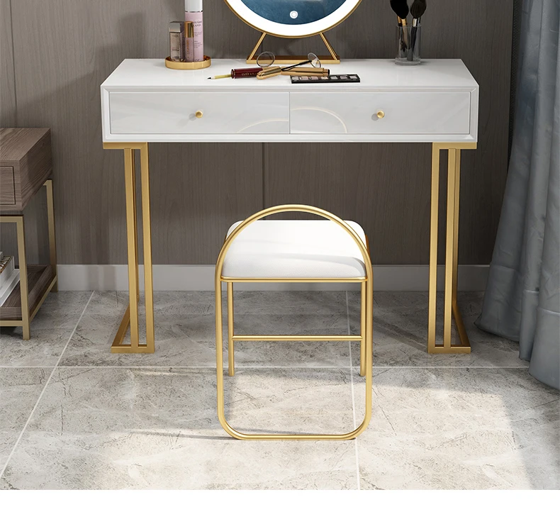 Nordic modern contracted light luxury white vanity vanity dresser